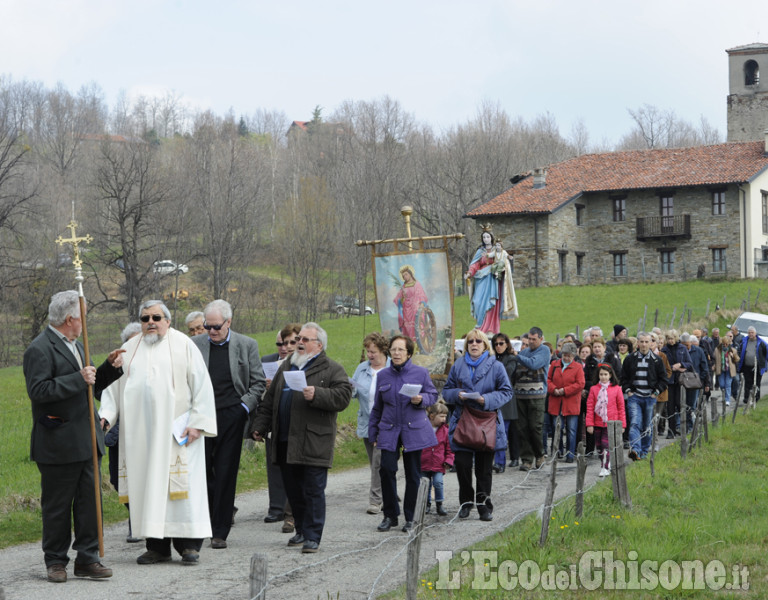 Bricherasio, processione a S. Caterina