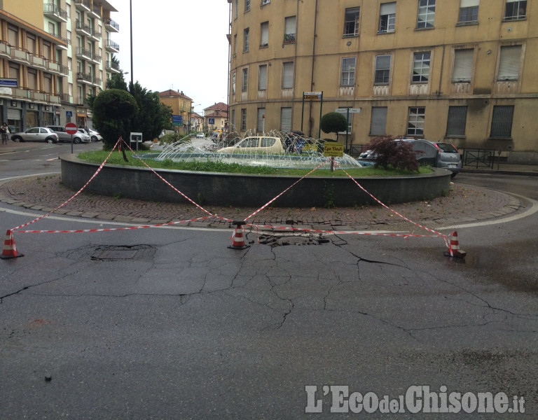 Orbassano: le immagini del violento nubifragio