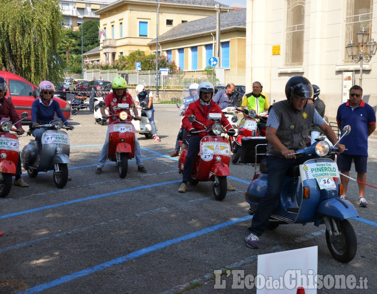 Pinerolo percorso in vespa a cronometro, Memorial Carlo Merlo