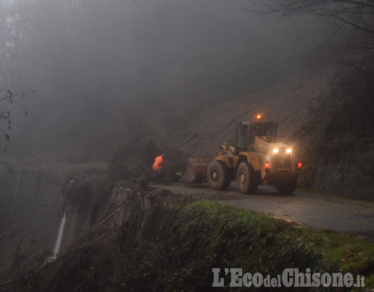 Allerta meteo: le frane sul territorio di Angrogna