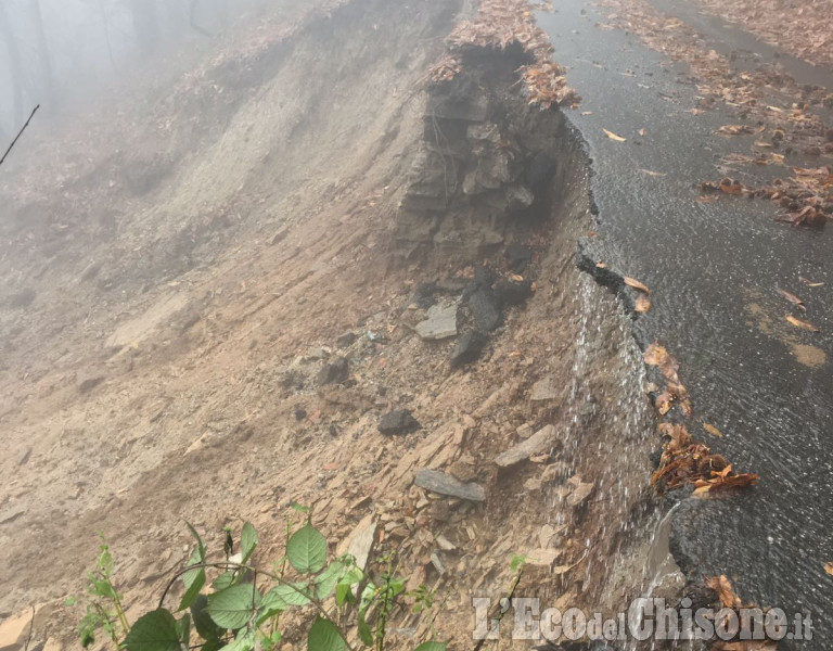 Cumiana: frane, allagamenti e case evacuate