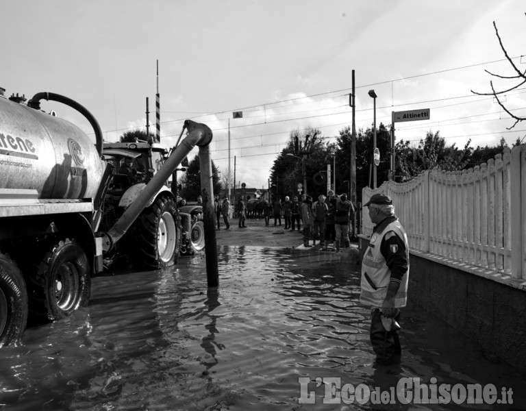 Il racconto dell&#039;alluvione di Candiolo in bianco e nero