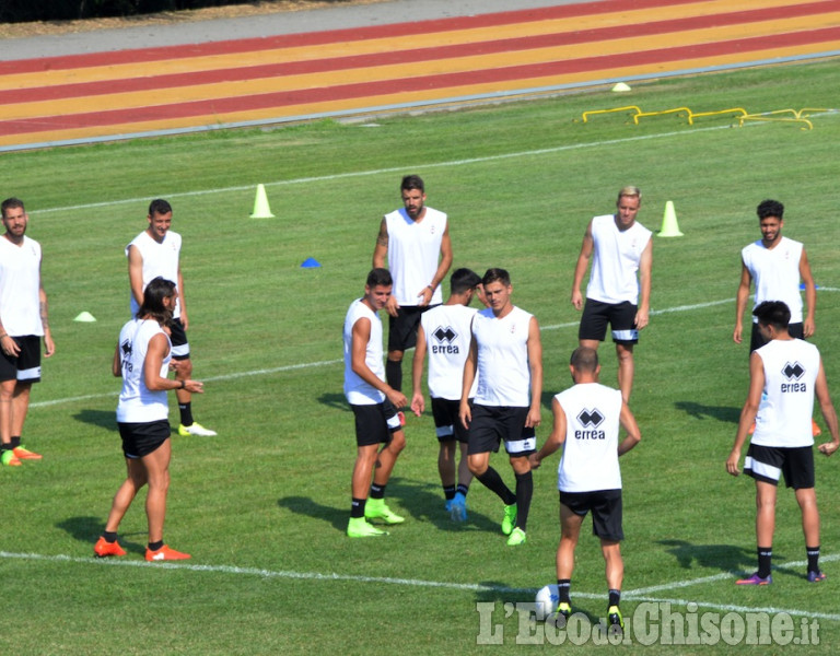 Cantalupa: Allenamento della Pro Vercelli Calcio