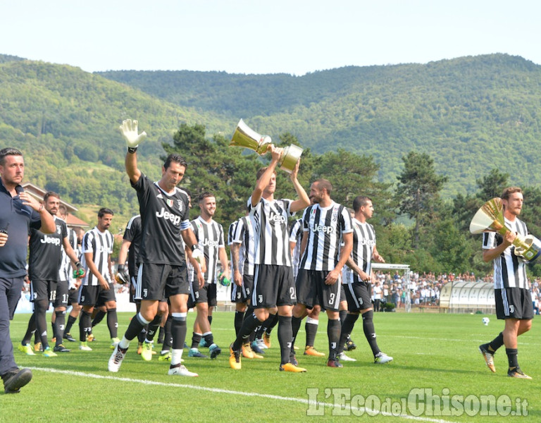 Alcuni scatti della Juventus a Villar Perosa