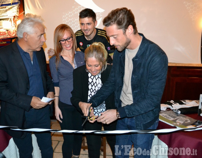 Nichelino: inaugurato lo Juventus Club, bagno di folla per Claudio Marchisio