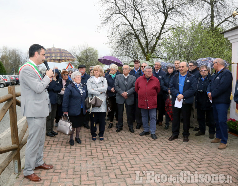 Candiolo: Spaip inaugura piazzetta in ricordo di Angelo Cusinato