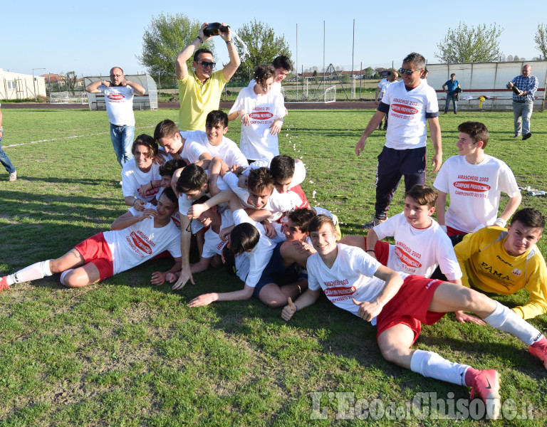 Calcio Giovanissimi: Airaschese vince il campionato di Pinerolo