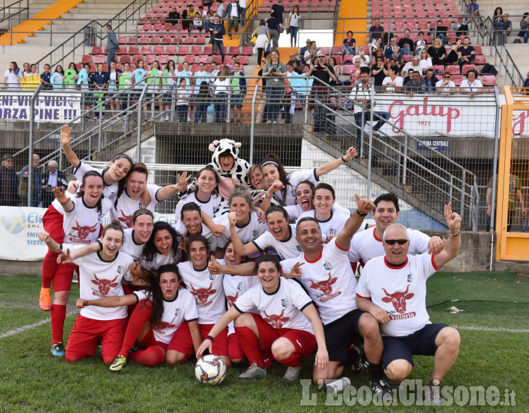 Calcio femminile: il Pinerolo di serie C vince il campionato 