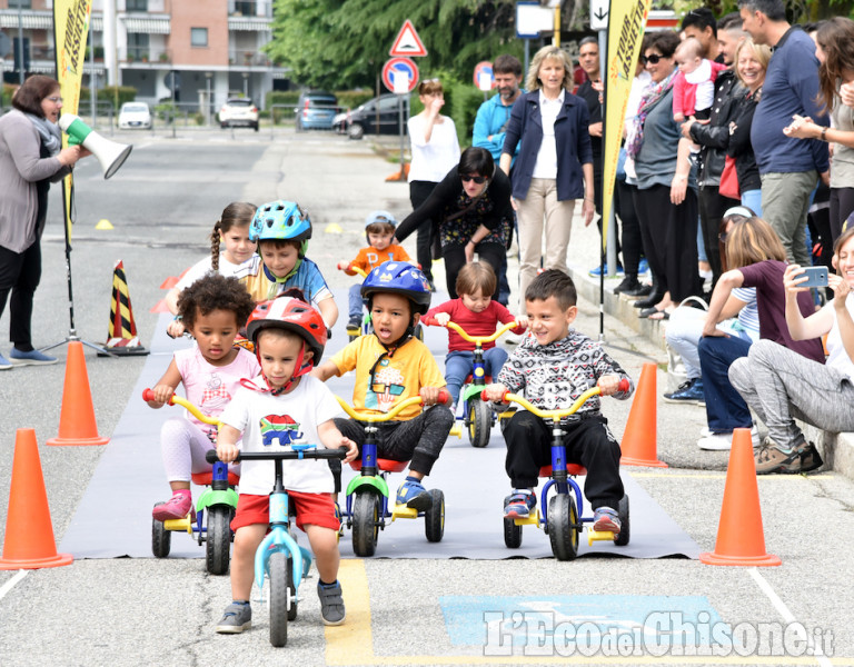 Pinerolo, tricicli sprint in via Gianni