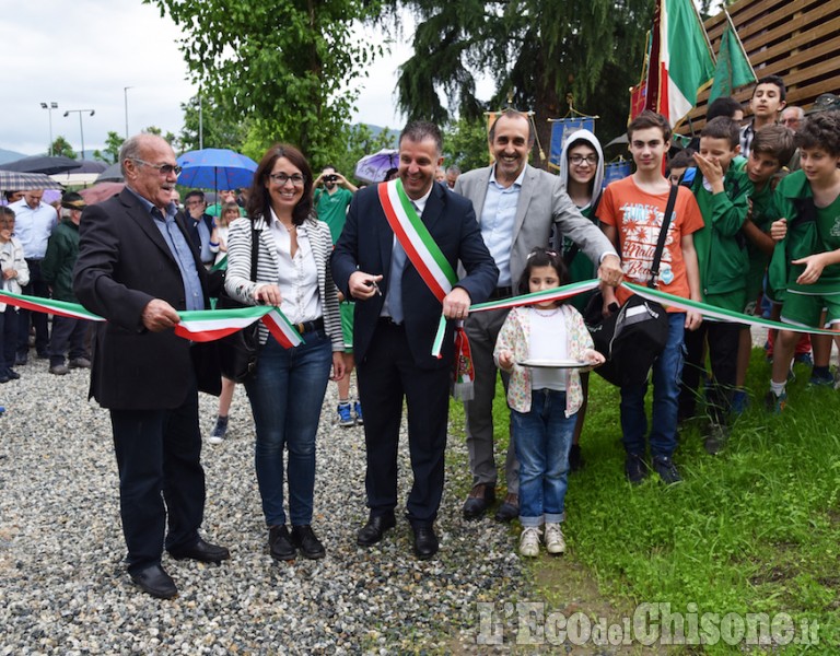 Frossasco, inaugurazione nuova area sportiva Parco Gra