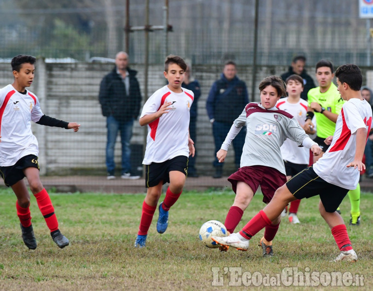 Calcio: Pancaliericastagnole-Cavour Under 14, giovani agonisti in campo