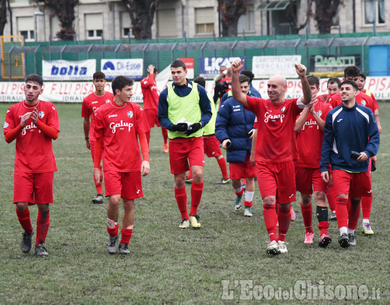 Calcio Eccellenza Pinerolo trova finalmente la vittoria nello scontro salvezza contro la Santostefanese.