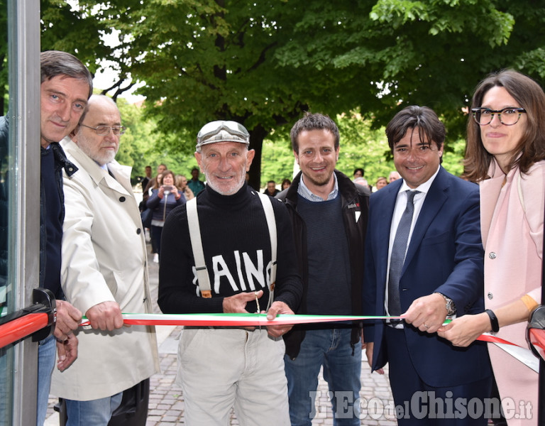 Pinerolo : Mostra sul ciclismo al Teatro Sociale 