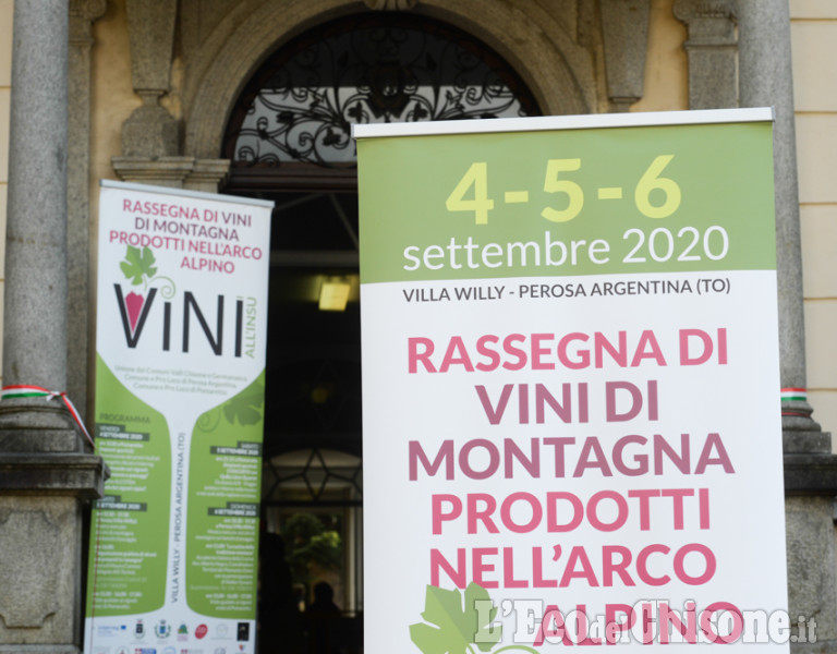 "Vini all'insù": rassegna dei vini di montagna, buona la prima