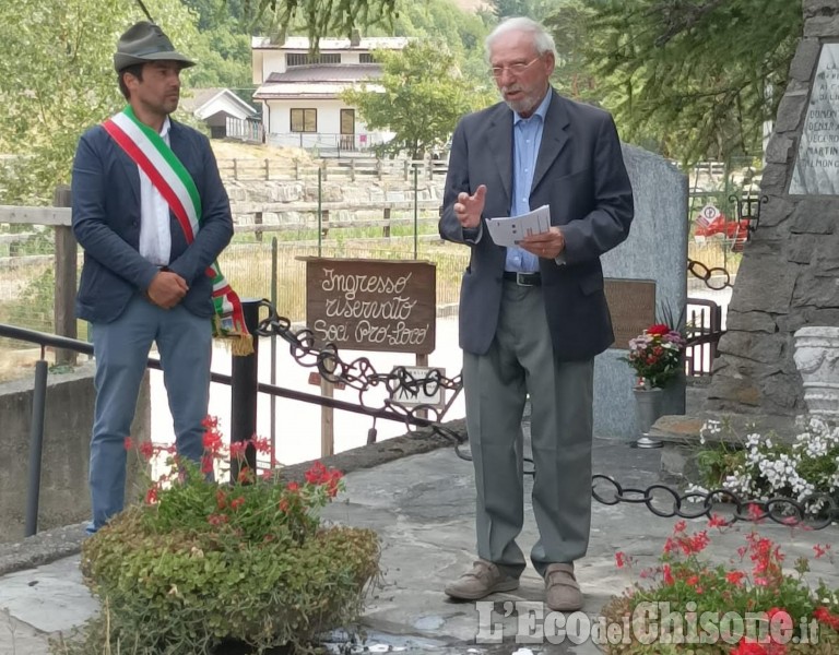 Fenestrelle: la commemorazione dei caduti partigiani al cippo di Chambons