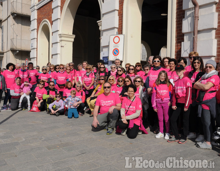 Barge: oltre cento persone alla camminata in rosa 