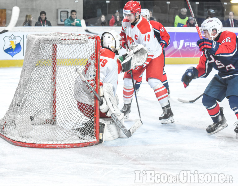 Universiadi: Hockey Usa vs Polonia 