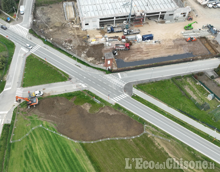 Vinovo: iniziati i lavori della nuova rotonda