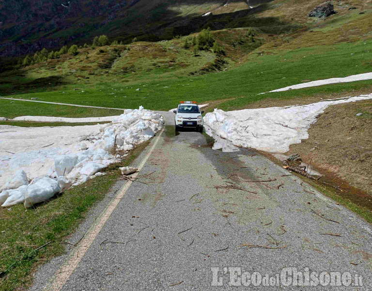 Dal 1º giugno riaperti 1.400 metri asfaltati di Strada dell'Assietta a Pian dell'Alpe