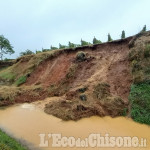 Maltempo, a Bricherasio strada Rivà chiusa per frana