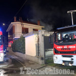 None: incendio al tetto di una casa in strada Volvera