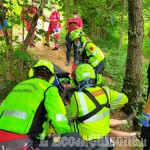 Giaveno: cade dalla mountain-bike, finisce in elisoccorso al Cto