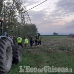 Castagnole: colpito da un tronco che stava tagliando, muore 61enne in frazione Oitana