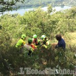 Trana: si frattura una gamba al Moncuni, escursionista recuperata dall'elisoccorso