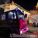 Luserna: fiamme sul tetto di un edificio in località Cà Brusà