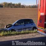 Casalgrasso: schianto frontale tra auto e furgone, due feriti 