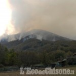 Incendi: Cumiana e Cantalupa si preparano a un&#039;altra notte insonne