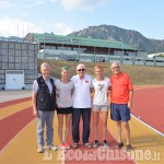 Le gemelle maratonete tedesche in visita a Cantalupa