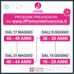 Vaccinazioni anti Covid: dal 17 maggio pre adesioni per over 40 