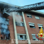 Villar Perosa: incendio in via Torino, evacuata anziana signora