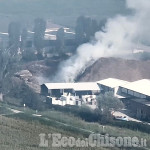 Vinovo: incendio in un’azienda di Via Candiolo