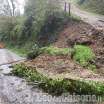 Frane a Prarostino, due strade chiuse e un'abitazione isolata da venerdì  