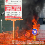 Vinovo: incendio ad un mezzo al Villaggio Dega