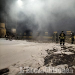 Orbassano: incendio all’ex Servizi Industriali, fiamme in un deposito di rifiuti organici