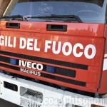 Pinerolo: Vigili del fuoco in via san Giuseppe per soccorrere un uomo infortunato