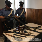 Con una pistola minaccia a Stupinigi tre persone, denunciato pensionato di Beinasco