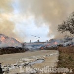 Frossasco, incendio all&#039;ex Annovati: questa mattina i sindaci di Piscina e della Val Noce incontrano l&#039;Arpa 