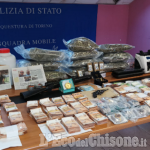 Un bottino di oltre 600mila euro in un garage interrato a Nichelino, due arrestati per droga