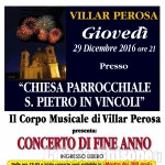 Villar Perosa: concerto di fine anno nella chiesa di S. Pietro in Vincoli